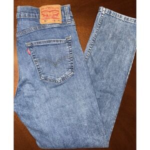 Levi 511 Mens Slim Fit Medium Wash Blue Denim Jeans 32x30
